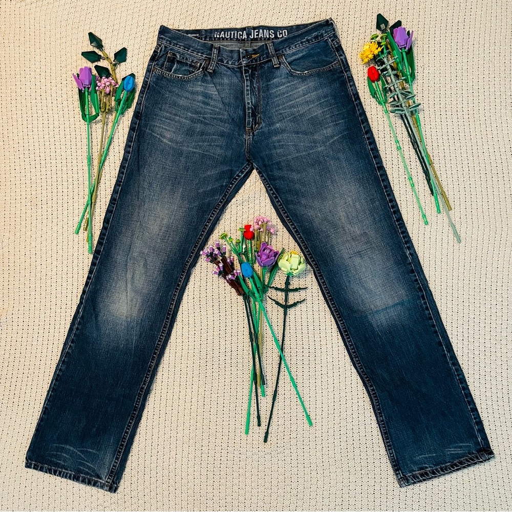 Nautica Distressed Denim Jeans Men’s 33 x 34